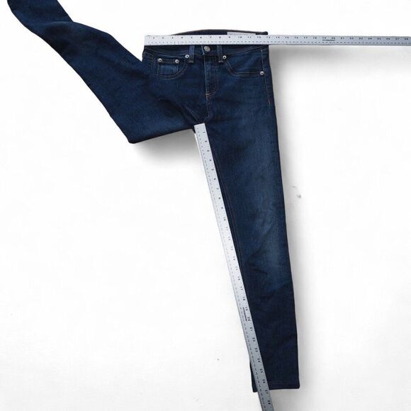 Rag & Bone 10 Inch Skinny Dark Wash Jeans W1532K089AST Women's 25 - Picture 6 of 14